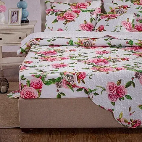 DaDa Bedding Romantic Roses Floral Garden Bedspread Duvet Sheets Pillow Covers