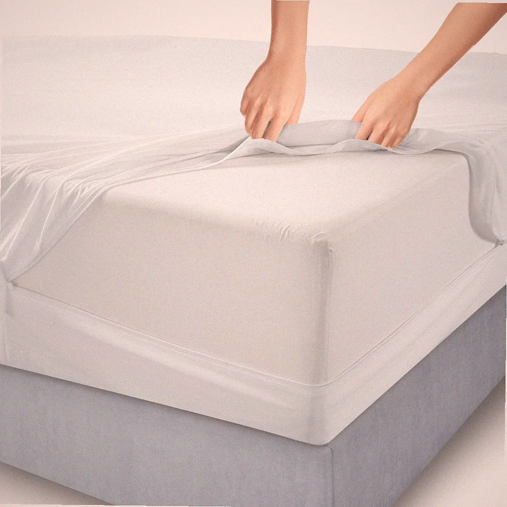Zippered Mattress Encasement Waterproof Protector Hypoallergenic Mattress Cover